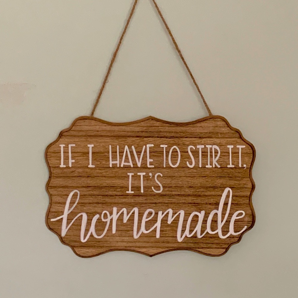 Funny kitchen decor sign